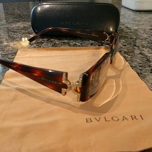Moving sale!! Bulgari Eye glasses with case