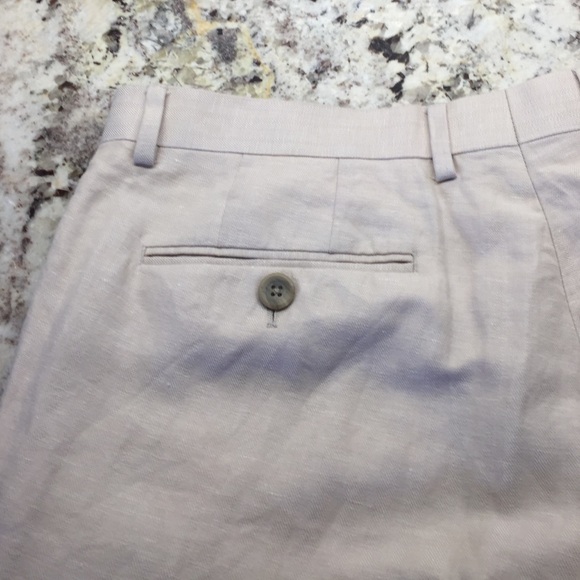 Men's Linen Claiborne Dress Slacks Pants NWOT BOGO - Picture 2 of 3