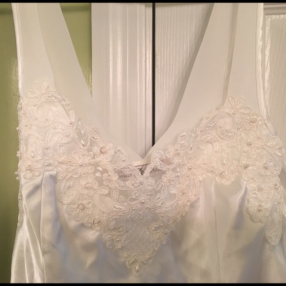 PRICE REDUCED!! White bridal night gown