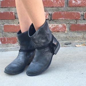 Steve madden dark gray boots / booties