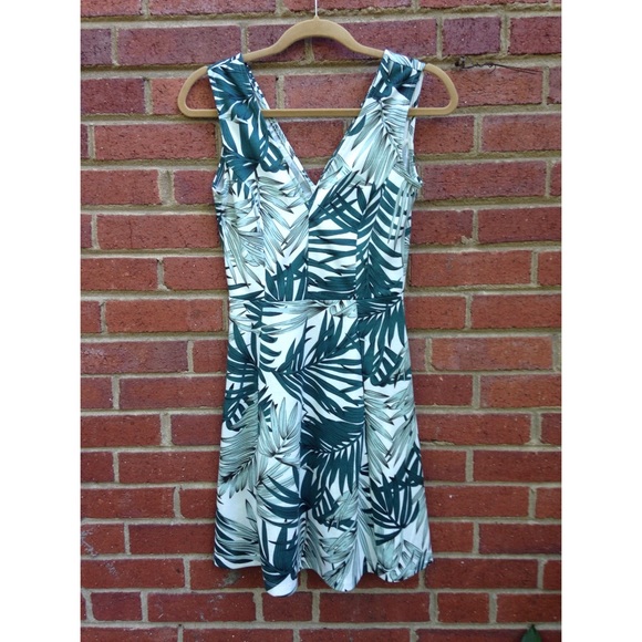 Palm Tree Print H&M Skater Dress