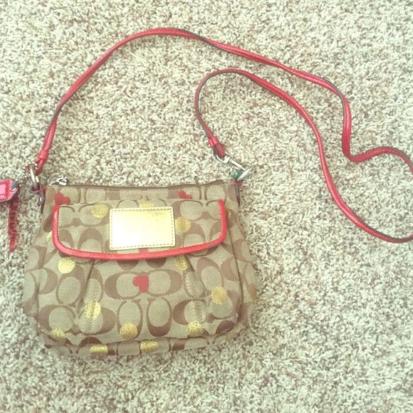 Coach Poppy cross body purse
