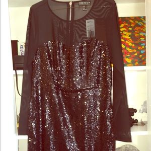 Forever 21 Plus Sized Party Dress w/ sequins
