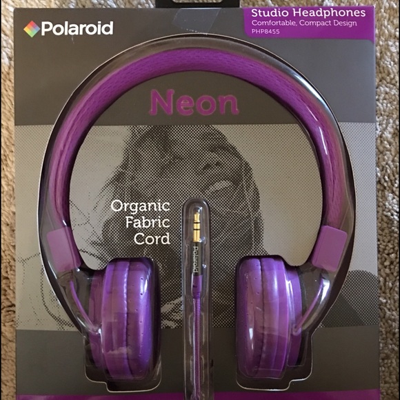 BRAND NEW Polaroid studio headphones PHP8455