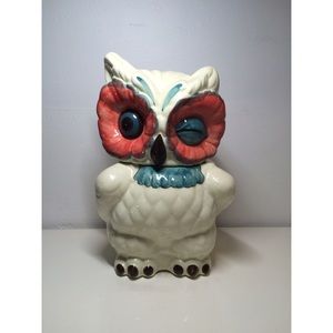 Anthropologie Owl Cannister