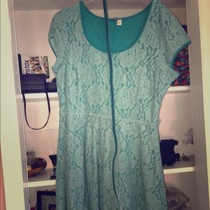LC Lauren Conrad lace dress with matching belt