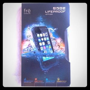 Black Lifeproof (fré) case for iPhone 5/5s