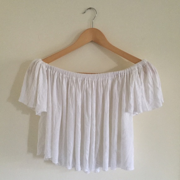 Urban Outfitters White Tube Cute Top