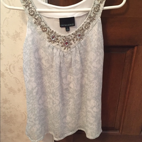 Cynthia Rowley size L dressy tank top