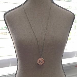 Like New Kate Spade Silver Initial Necklace