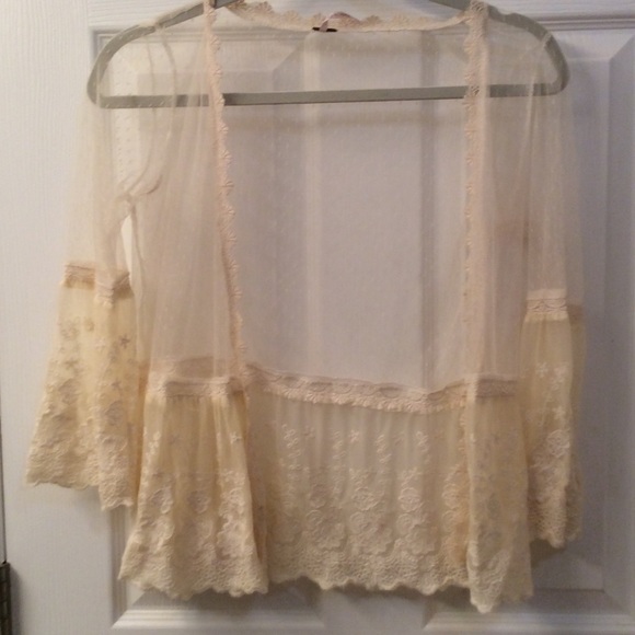 A lace sweater
