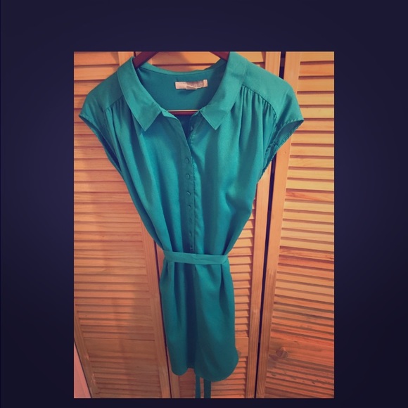 Forever21 Teal Shirtdress!