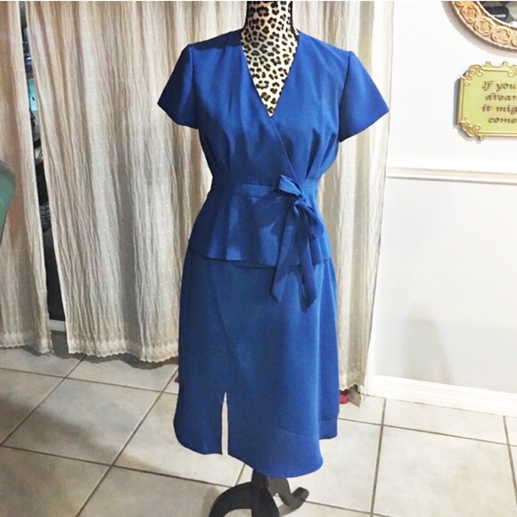 Dress two piece blue