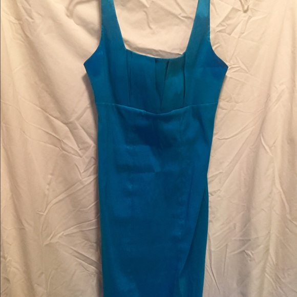 Calvin Klein turquoise straight dress