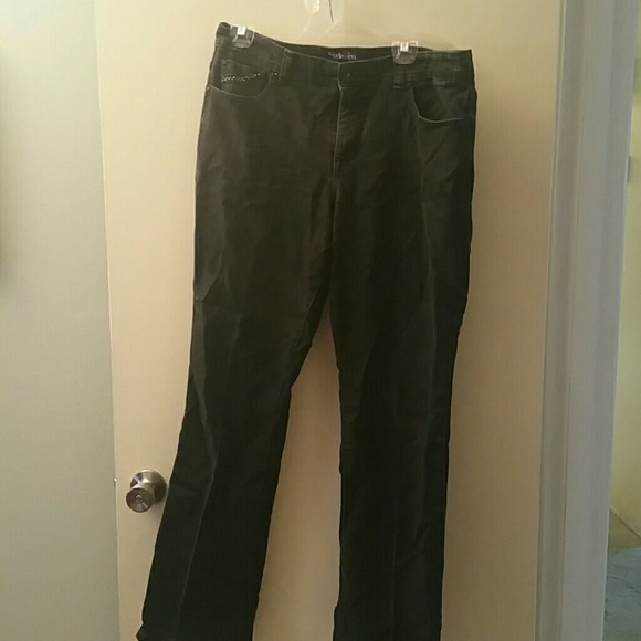 Black with rhinestone  back pockets