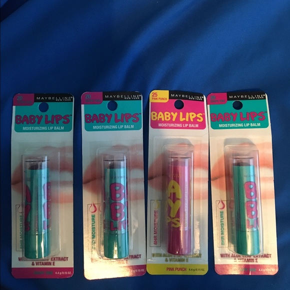 4 Baby Lips- never been opened still in package