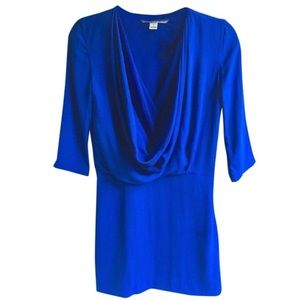 Diane Von Furstenberg DVF Dress, Blue, Sz 0