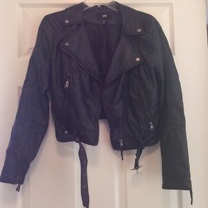 H&M Black Leather Jacket