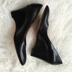 J. Crew RETAIL Martina leather wedge
