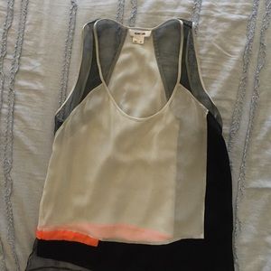 Helmut Lang silk tank