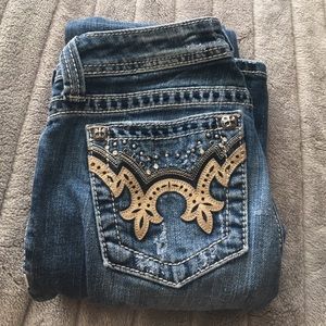 Miss Me Jean, worn once, western style pocket