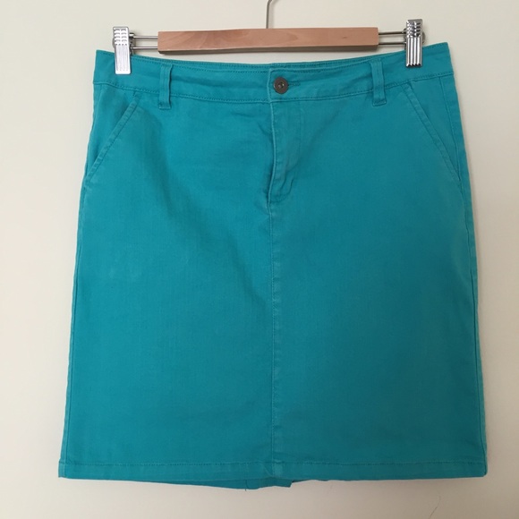 Vero Moda turquoise denim skirt - Size 38