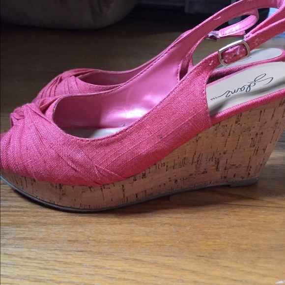 Espadrilles Solanz Coral Wedges