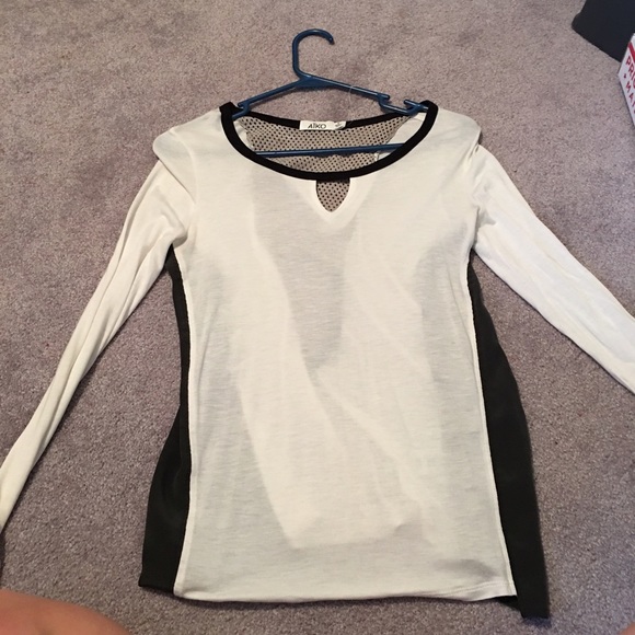 Aiko long sleeve mesh back long sleeve