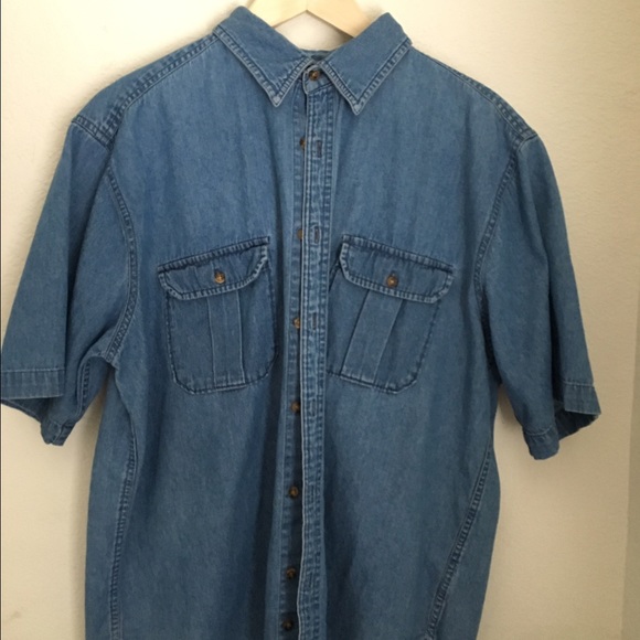 Denim Button Down Shirt