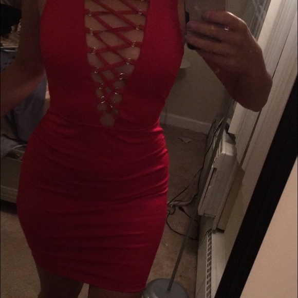 Red dress
