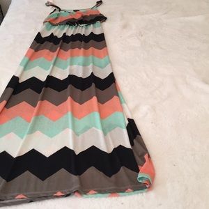 Rue21 Chevron Maxi Dress