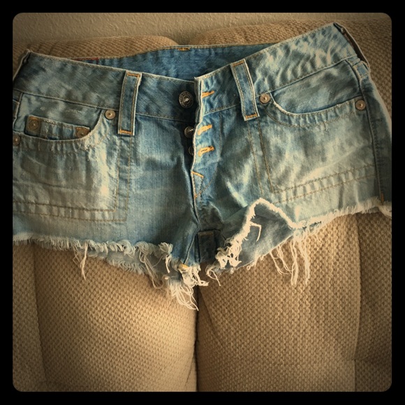 True religion brand jeans shorts