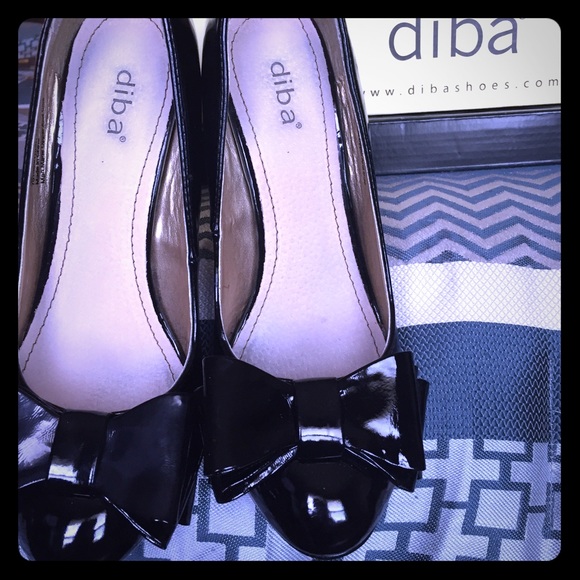 Patent Leather Bow Pumps