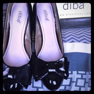 Patent Leather Bow Pumps