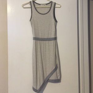 Asymmetrical cotton dress