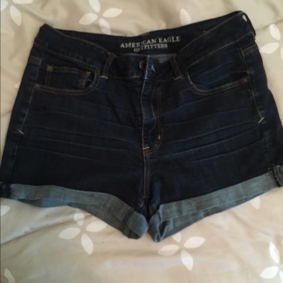 Denim high waisted short