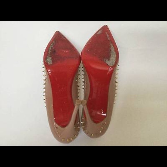 Christian Louboutin Anjalina Spiked Pump sz 38 - Picture 4 of 4