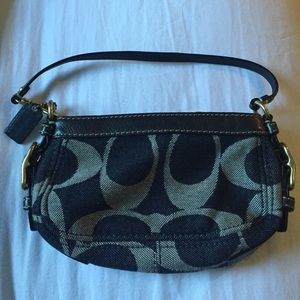 Coach Carly Denim Mini Bag