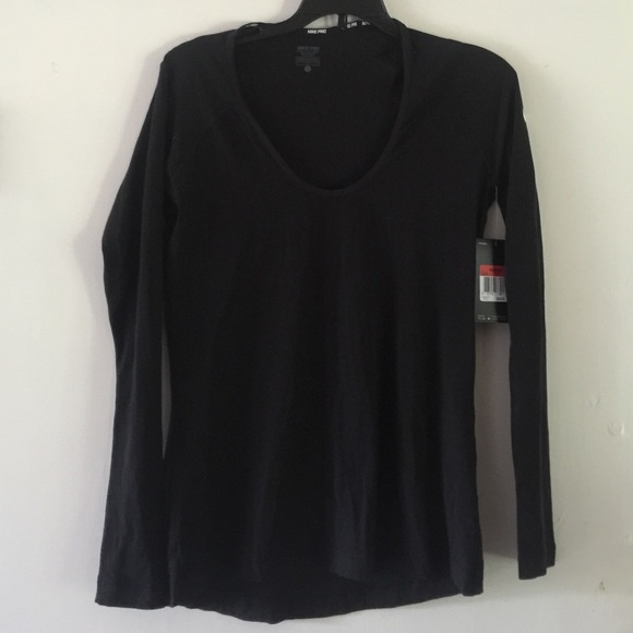 Nike pro cotton dri fit top