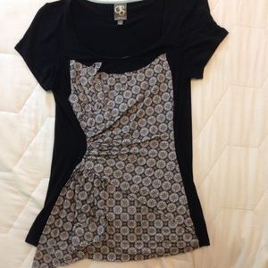 Anthropologie asymmetrical tee