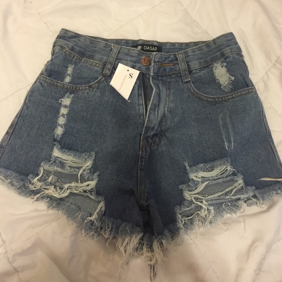 Denim shorts
