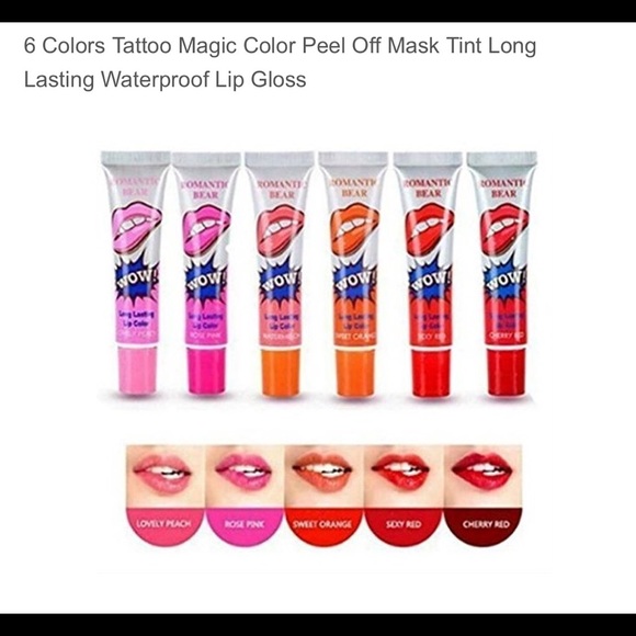 6 pieces Lip Stain🍑🍑🍑