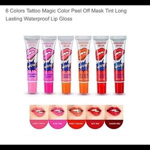 6 pieces Lip Stain🍑🍑🍑