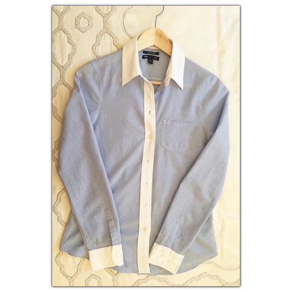 French cuff style Gap boyfriend fit shirt