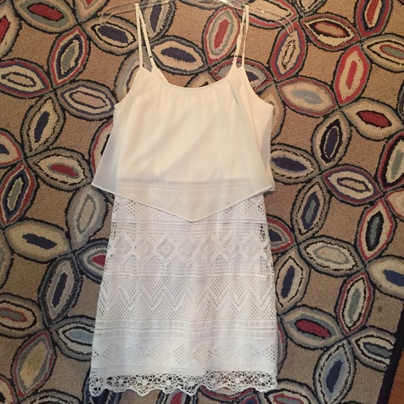White lace sundress