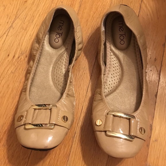 Met too brand flats