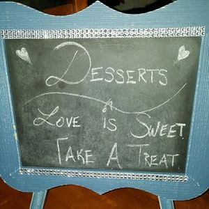 Chalk Table sign