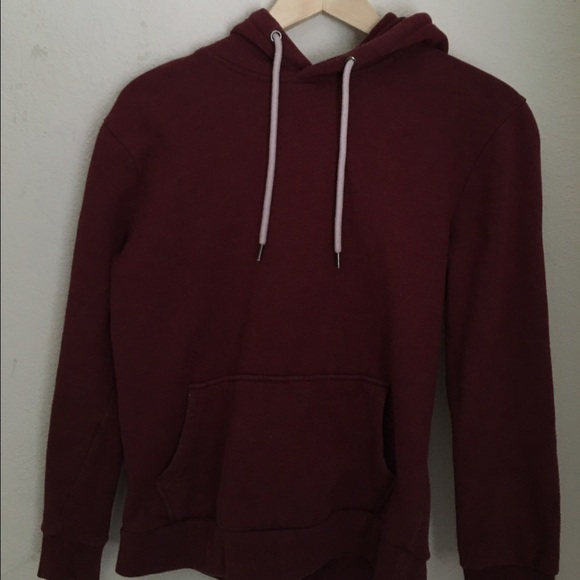 Burgundy hoodie