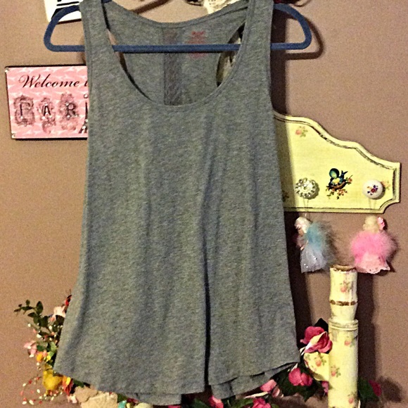 Faded glory sleep top with lace NWOT