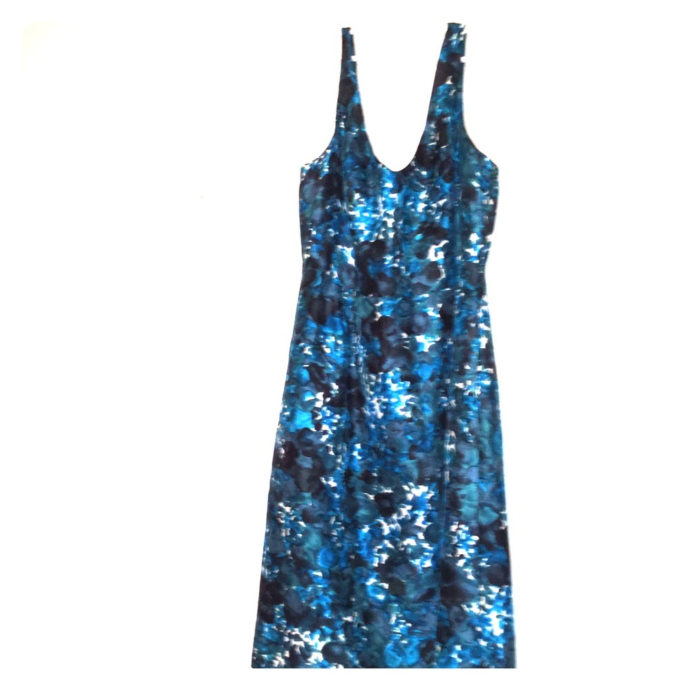 J Crew Blue floral dress